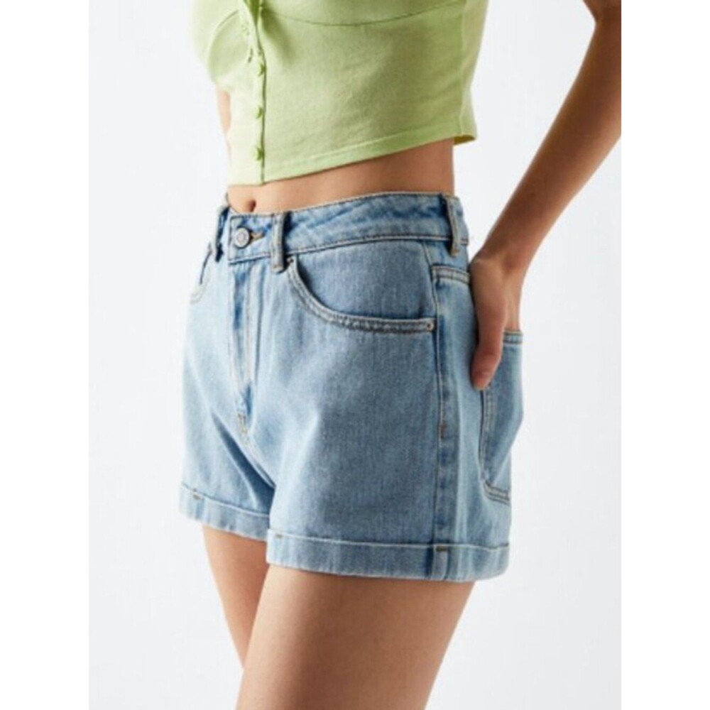 Pacsun Faded Denim High Waist Mom Shorts, Size 26